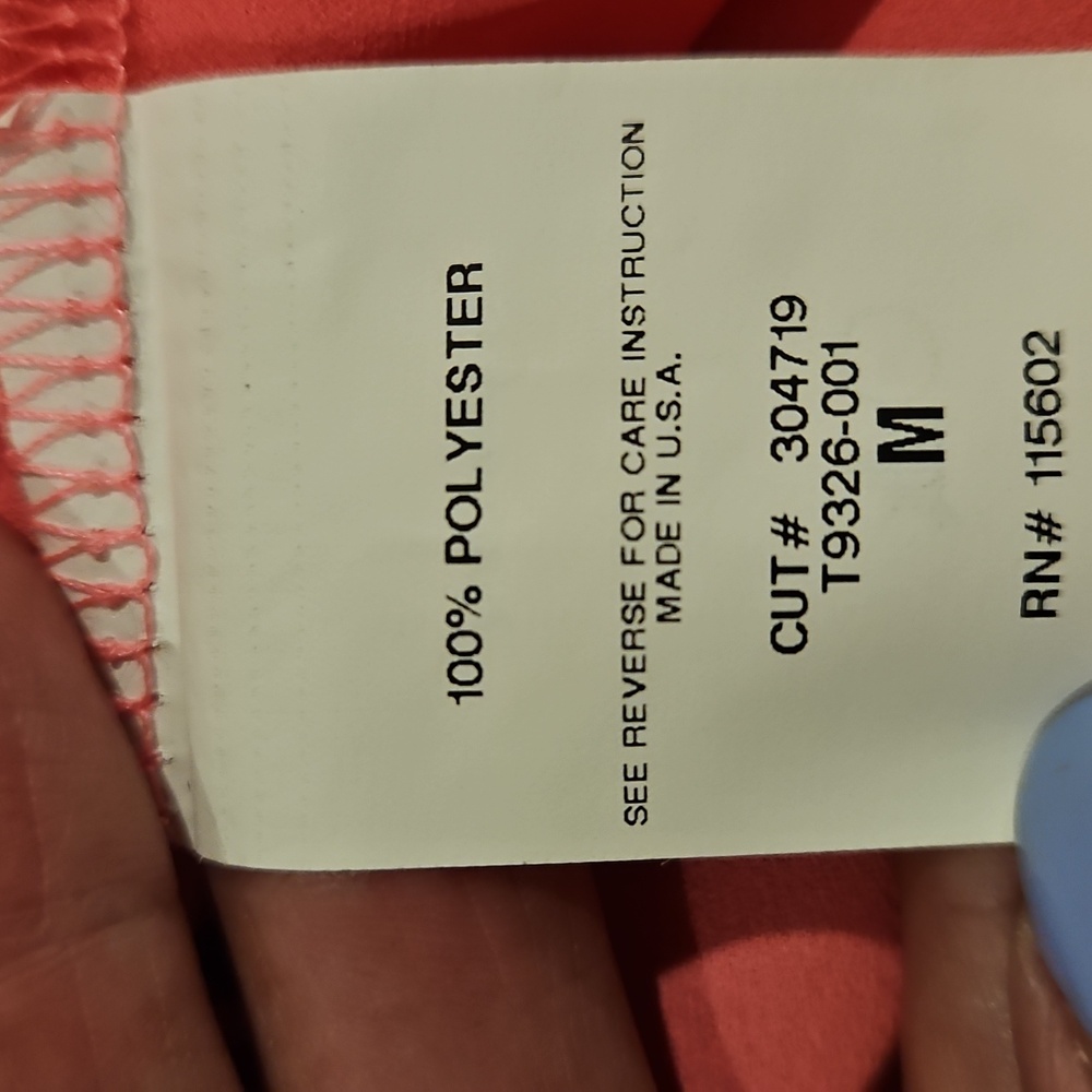 Lush Pinky Coral Wrap Tank Top Adjustable spaghetti straps Med. Nordstrom - Picture 7 of 8